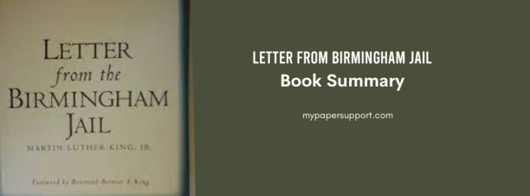 Letter From Birmingham Jail Summary—Martin Luther King Jr. - My Paper ...